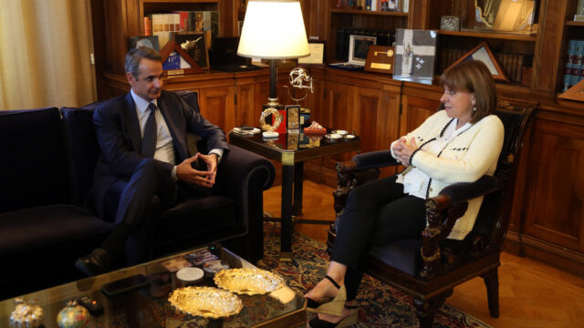 Συνάντηση Μητσοτάκη-Σακελλαροπούλου για ευρωεκλογές και για την επίσκεψη στην Τουρκία