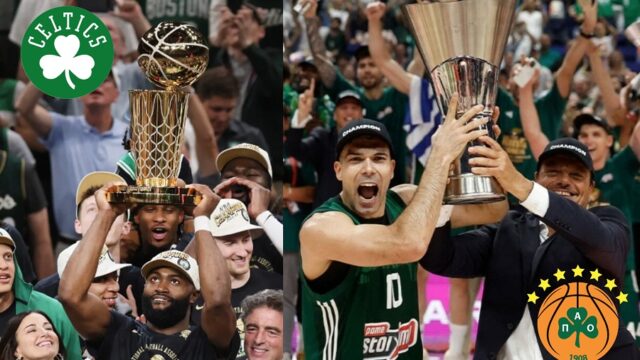 Παναθηναϊκός εναντίον Boston Celtics για το δαχτυλίδι του πρωταθλητή κόσμου! Δημήτρης Τζιώτης