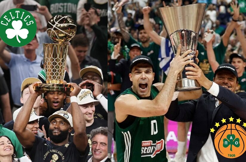 Παναθηναϊκός εναντίον Boston Celtics για το δαχτυλίδι του πρωταθλητή κόσμου! Δημήτρης Τζιώτης