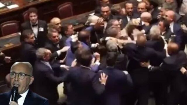 Ξύλο στην ιταλική Βουλή! – Χαμός στο κόμμα των Γάλλων Ρεπουμπλικάνων για την συνεργασία με την Λεπέν