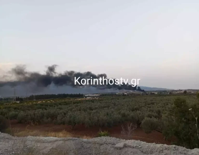 Κόρινθος: Πυρκαγιά σε καταυλισμό Ρομά
