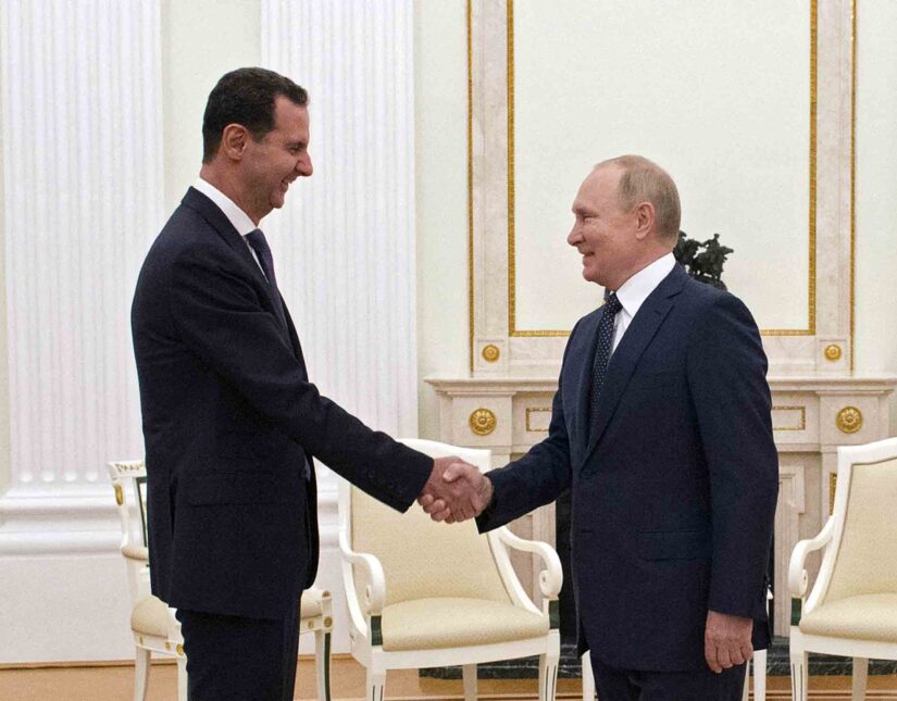 Ο Πούτιν υποδέχθηκε τον Άσαντ στη Μόσχα σε επίσκεψη–έκπληξη