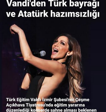 Ποικίλα τα σχόλια των Τούρκων για τη Βανδή που αρνήθηκε να τραγουδήσει στη Σμύρνη