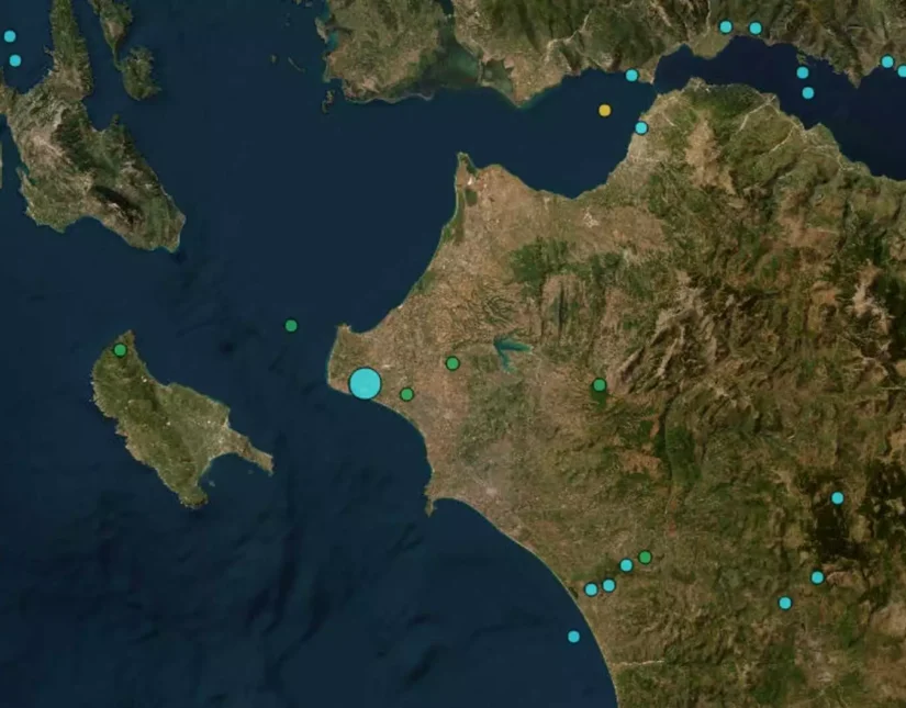 Σεισμός μεγέθους 4,9 Ρίχτερ στην Ηλεία – Αισθητός και στα νησιά του  Ιονίου