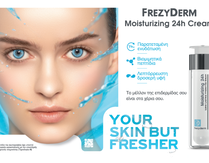 Moisturizing 24h Cream: Ελαστικότητα, Φρεσκάδα, Ζωντάνια: Το μέλλον της επιδερμίδας σου γράφεται ήδη από σήμερα