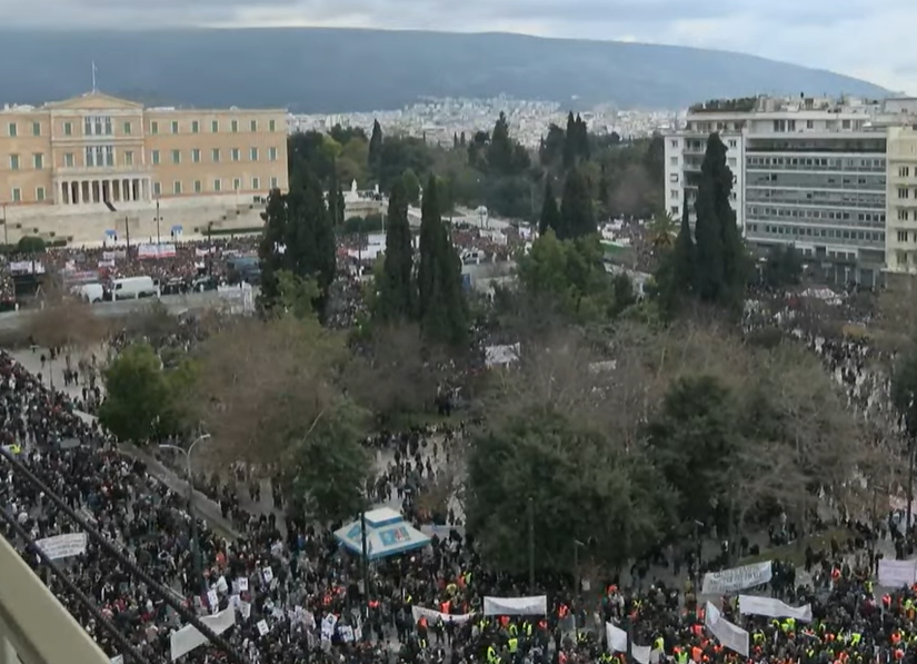 Τι είδα στο σημερινό συλλαλητήριο για τα Τέμπη