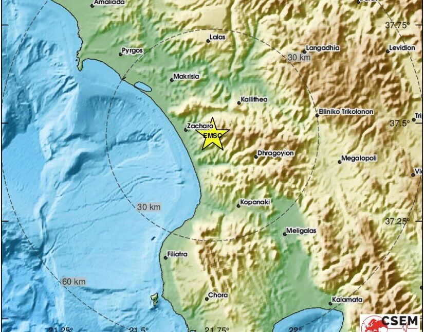 4.7 Ρίχτερ στην Ηλεία