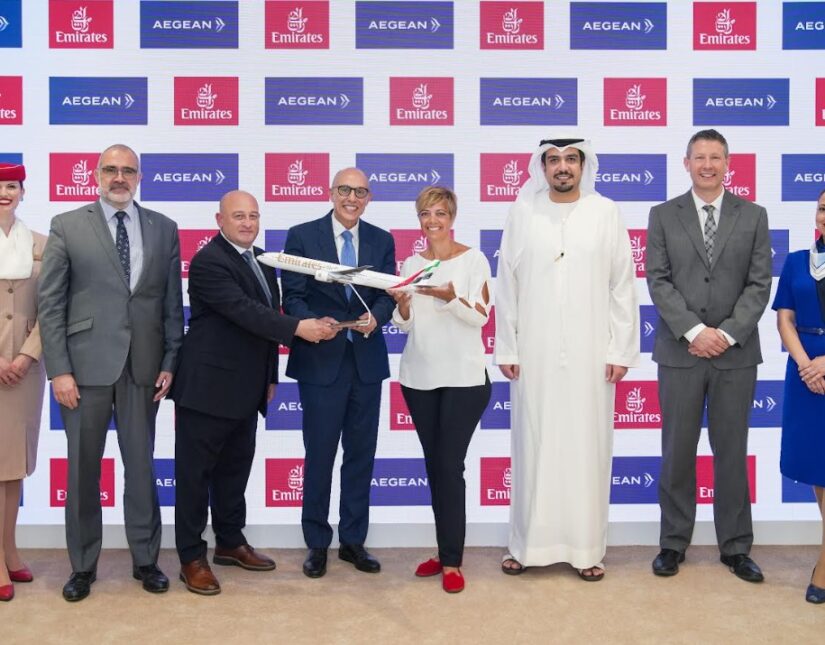 Η Emirates και η AEGEAN διευρύνουν περαιτέρω τη συνεργασία τους