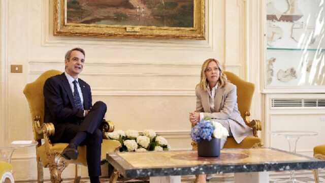 Ανταγωνιστικότητα, άμυνα, μεταναστευτικό στο επίκεντρο των συζητήσεων Μητσοτάκη – Μελόνι