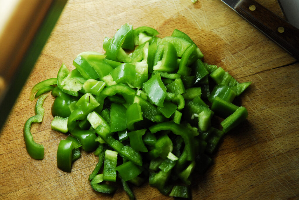 Πουρές Σκορδαλιά με Πράσινη Πιπεριά