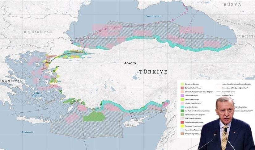Θαλάσσιος Χωροταξικός Σχεδιασμός: Ιδού πως οι Τούρκοι σφετερίζονται το μισό Αιγαίο, Ηρακλής Καλογεράκης (τουρκικός χάρτης)