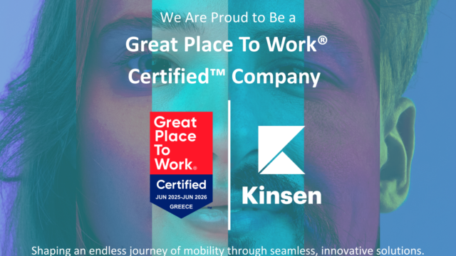 Η Kinsen πιστοποιήθηκε ως Great Place to Work-Certified