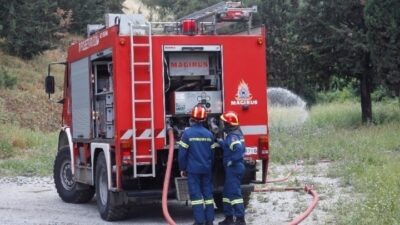 Ήχησε το 112 για τη φωτιά στο Φίλυρο Θεσσαλονίκης