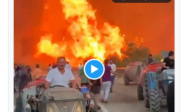 Φωτιές στην Τουρκία: Δραματική η κατάσταση στην Προύσα