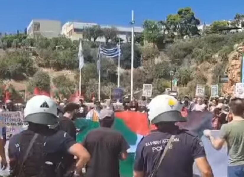 Επεισόδια στη Κρήτη με την άφιξη των ισραηλινών του Crown Iris