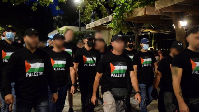 Ρουβίκωνας: Στην Αθήνα θα κάνει βόλτα ελεύθερα κάθε φίλος της Παλαιστίνης