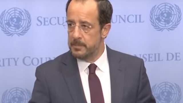 διάγγελμα Χριστοδουλίδης. Βενιζέλος