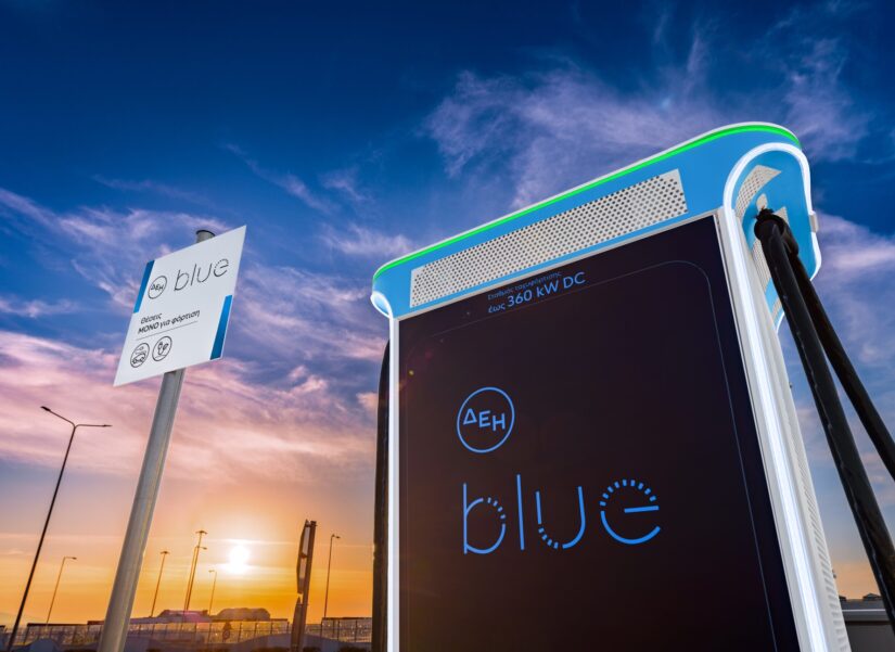 ΔΕΗ blue: Ευρωπαϊκή χρηματοδότηση για εγκατάσταση σημείων ταχυφόρτισης σε Ελλάδα και Ρουμανία