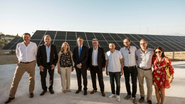 Ολυμπία Οδός: Τελετή εγκαινίων του προγράμματος ηλιακής ενέργειας κατά μήκος του αυτοκινητόδρομου Αθηνών-Πατρών