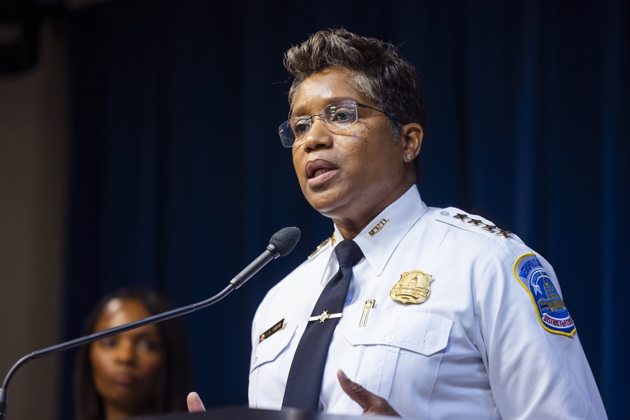 Η αρχηγός της Αστυνομίας της Ουάσιγκτον, Πάμελα Σμιθ