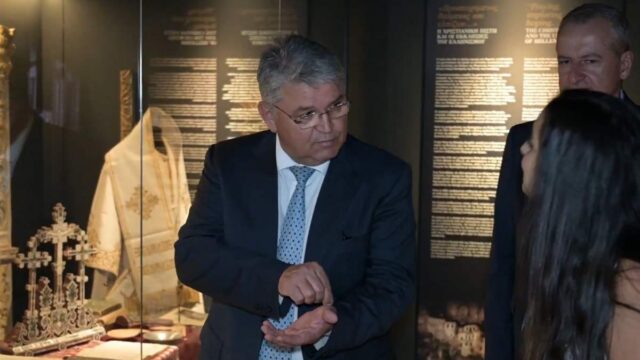 Επίσκεψη του Δημήτρη Νατσιού στο Μουσείο Προσφυγικού Ελληνισμού