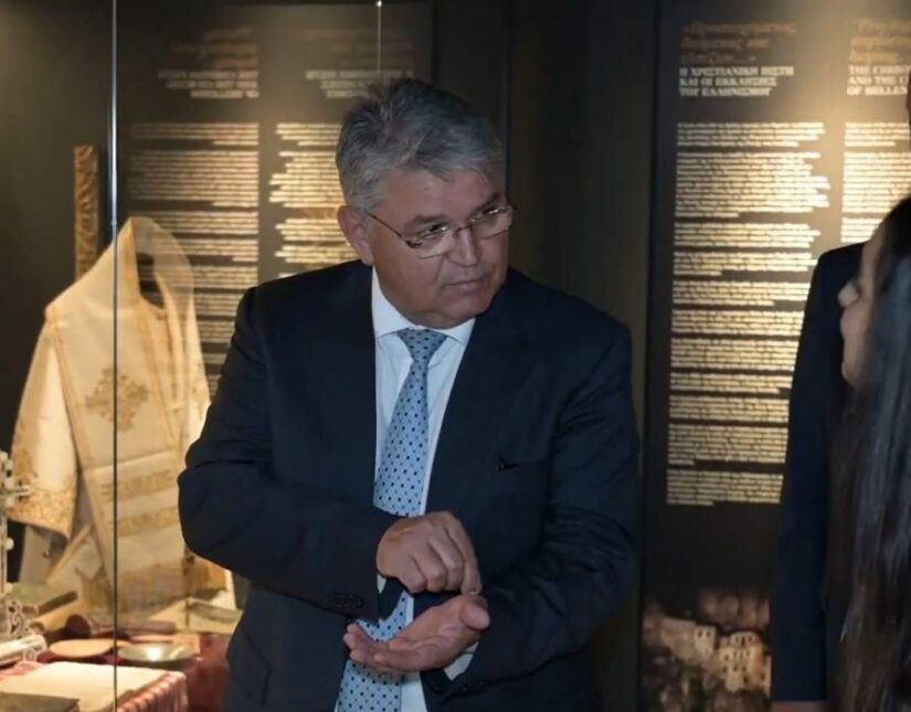 Επίσκεψη του Δημήτρη Νατσιού στο Μουσείο Προσφυγικού Ελληνισμού