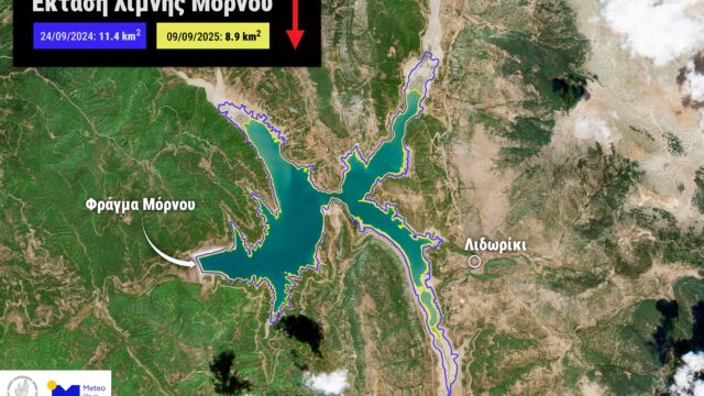 Αρνητικό ρεκόρ δεκαετίας στη λίμνη του Μόρνου