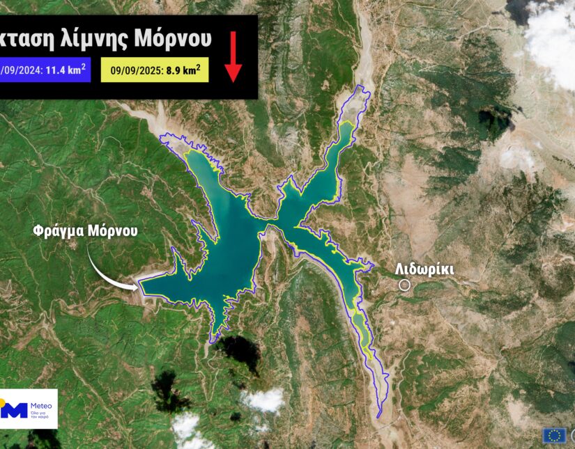 Αρνητικό ρεκόρ δεκαετίας στη λίμνη του Μόρνου