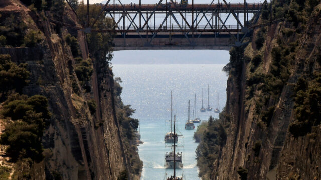 Διώρυγα Κορίνθου: Κλειστή ξανά από σήμερα – Ο λόγος