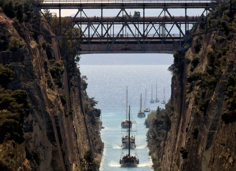 Διώρυγα Κορίνθου: Κλειστή ξανά από σήμερα – Ο λόγος