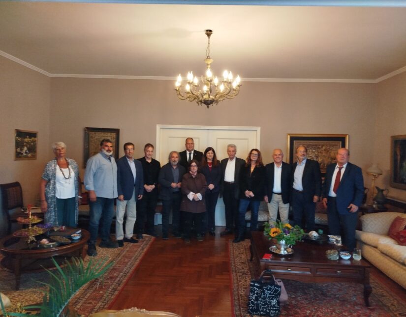 Συνάντηση του Δημάρχου Διστόμου–Αράχωβας–Αντίκυρας κ. Ιωάννη Σταθά και αντιπροσωπείας ελληνικών Δήμων με την Υπουργό Εξωτερικών και Αποδήμων της Παλαιστίνης