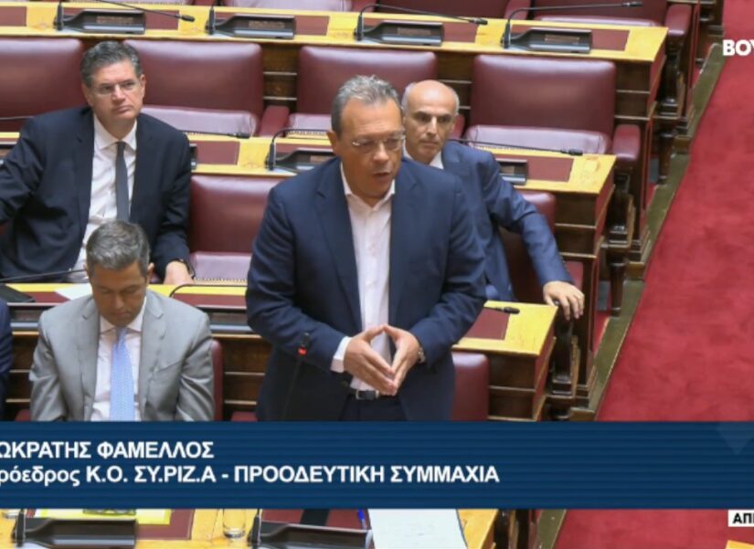 Φάμελλος: Η κυβέρνηση Μητσοτάκη βλάπτει σοβαρά τα εθνικά συμφέροντα
