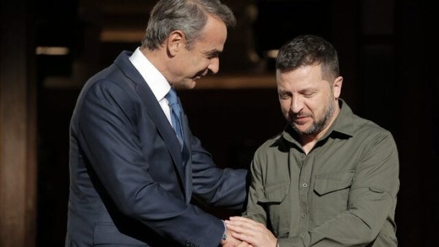 Τηλεφωνική επικοινωνία Μητσοτάκη-Ζελένσκι