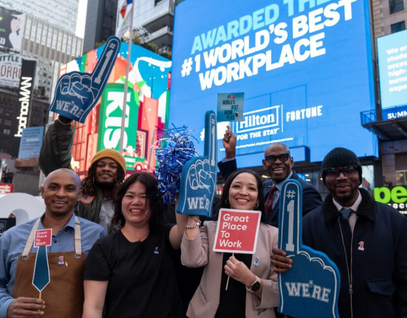 Η Hilton στο Νο 1 της κατάταξης World’s Best Workplace για δεύτερη φορά μέσα σε τρία χρόνια