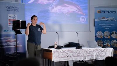 H Blue Star Ferries στους Φούρνους Κορσεών