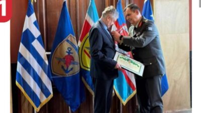 Το υπουργείο Άμυνας βράβευσε τον πρέσβη της Βοσνίας-Ερζεγοβίνης