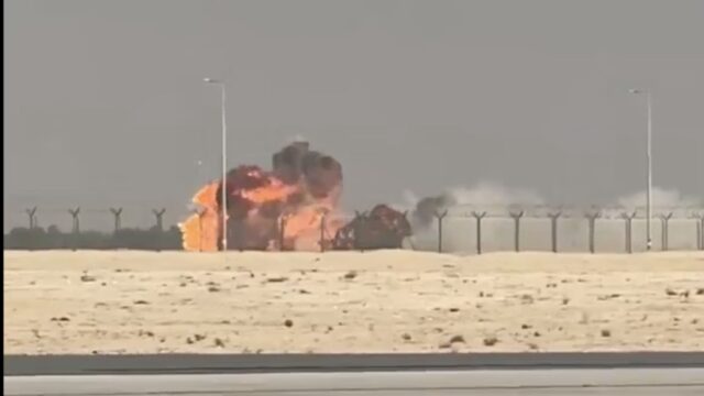 Ντουμπάι: Τρομακτική συντριβή ινδικού μαχητικού αεροσκάφους