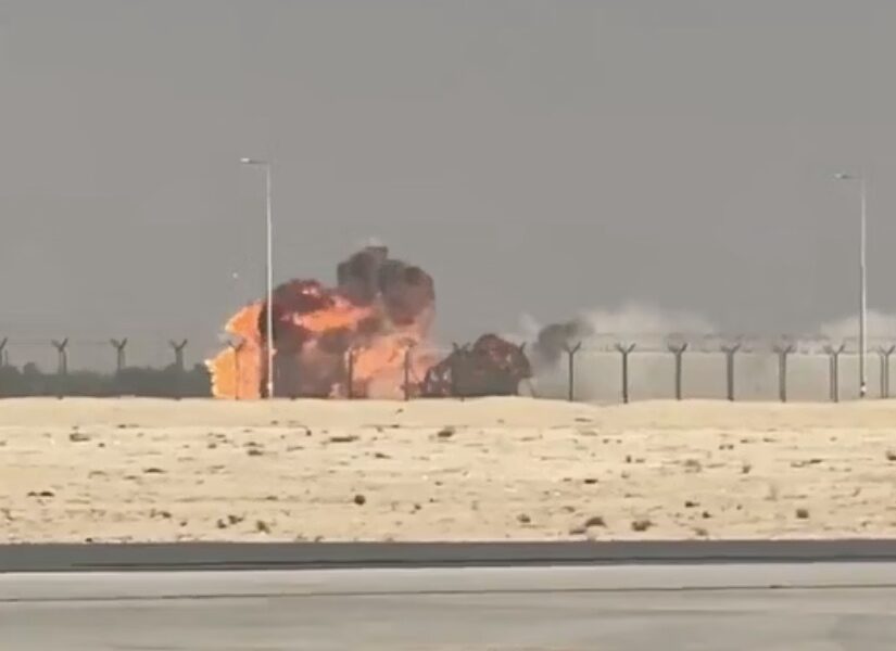 Ντουμπάι: Τρομακτική συντριβή ινδικού μαχητικού αεροσκάφους