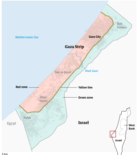 Guardian: Διχοτόμηση της Λωρίδας της Γάζας προωθούν οι ΗΠΑ