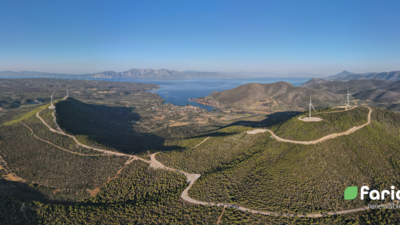 Η FARIA Renewables ενισχύει το χαρτοφυλάκιό της με δύο νέα αιολικά έργα συνολικής ισχύος 30,8 MW