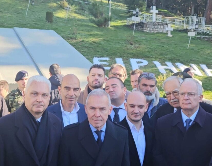 Στην επέτειο μνήμης του Ολοκαυτώματος των Καλαβρύτων ο Δήμαρχος Διστόμου Αράχωβας Αντίκυρας κ. Ιωάννης Σταθάς