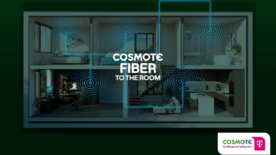COSMOTE Fiber Τo Τhe Room: Οπτική ίνα σε κάθε δωμάτιο του σπιτιού για κορυφαία εμπειρία internet παντού
