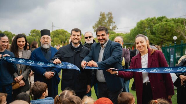 Το Giant Heart της Novibet δίνει ζωή σε μία ακόμα παιδική χαρά του Δήμου Κηφισιάς