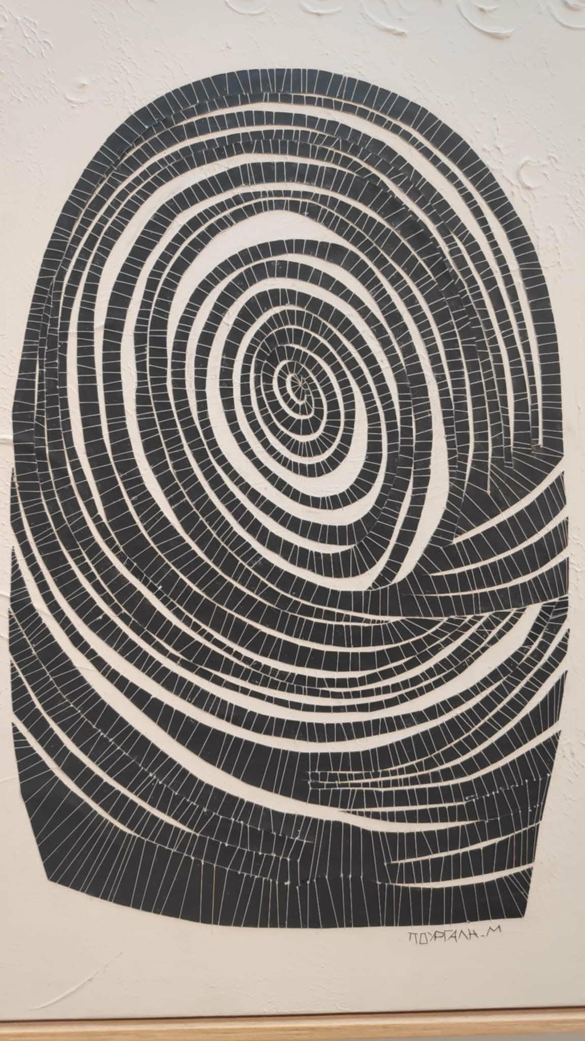 Έργο της Μαριάννας Πουργαλή κεντημένο σε καμβά 