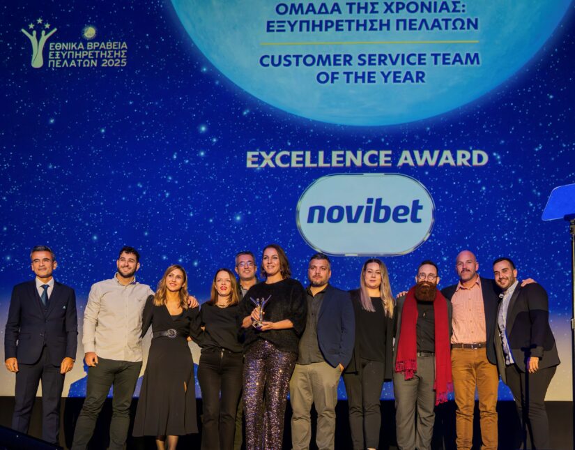 «Ομάδα της Χρονιάς» η Novibet για την εμπειρία εξυπηρέτησης που προσφέρει στους πελάτες