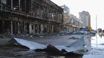 Διαρροή ηλιελαίου στη Μαύρη θάλασσα μετά το βομβαρδισμό της Οδησσού