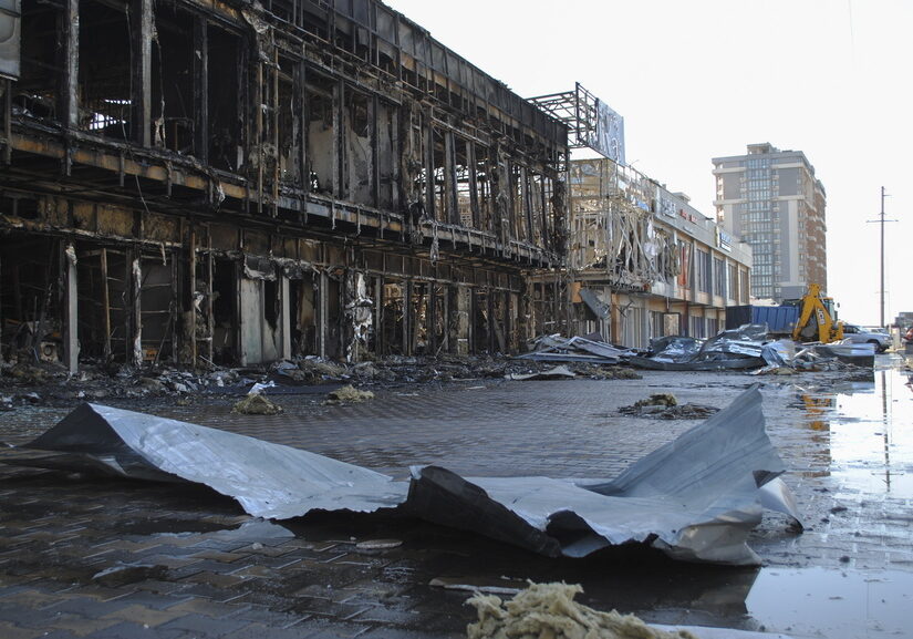Διαρροή ηλιελαίου στη Μαύρη θάλασσα μετά το βομβαρδισμό της Οδησσού
