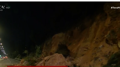 Κατολίσθηση στην Αθηνών-Σουνίου και στη Λεωφόρο Αθηνών στο Χαϊδάρι