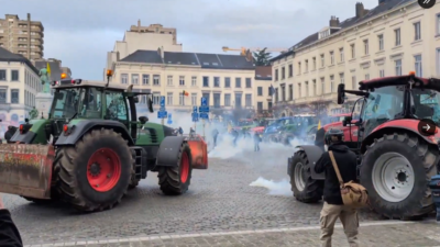 Χημικά στους Γάλλους αγρότες που θέλησαν να κάνουν ντου στην Ευρωβουλή – Πρόβλημα το Mercosur