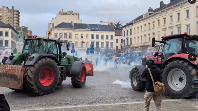 Χημικά στους Γάλλους αγρότες που θέλησαν να κάνουν ντου στην Ευρωβουλή – Πρόβλημα το Mercosur